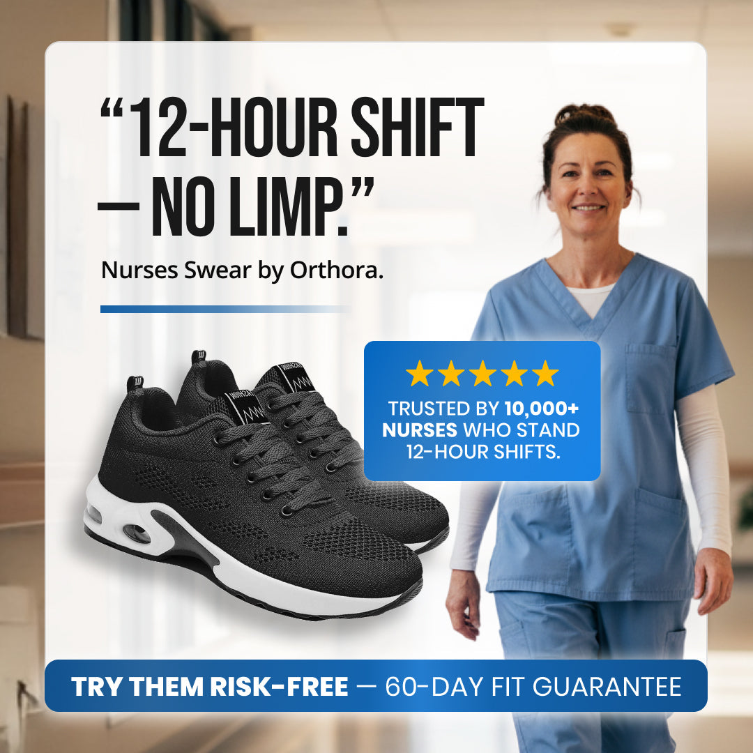 12-Hour Shift Shoes for All-Day Foot, Knee & Back Pain Relief (Copy)