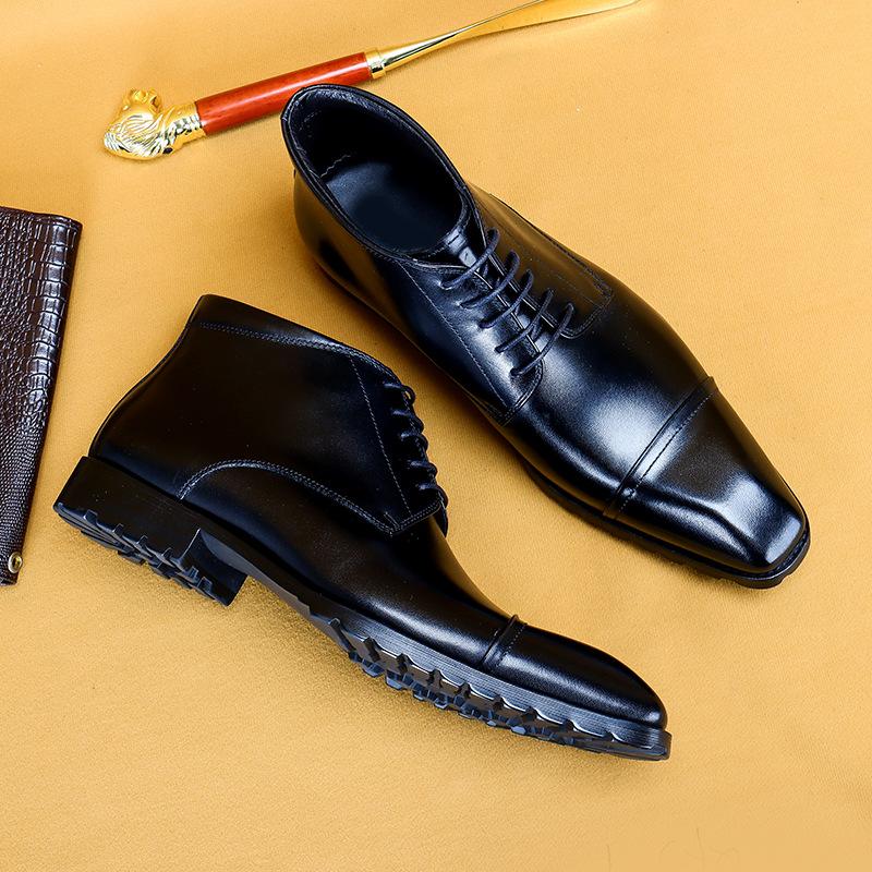 Handmade leather boots