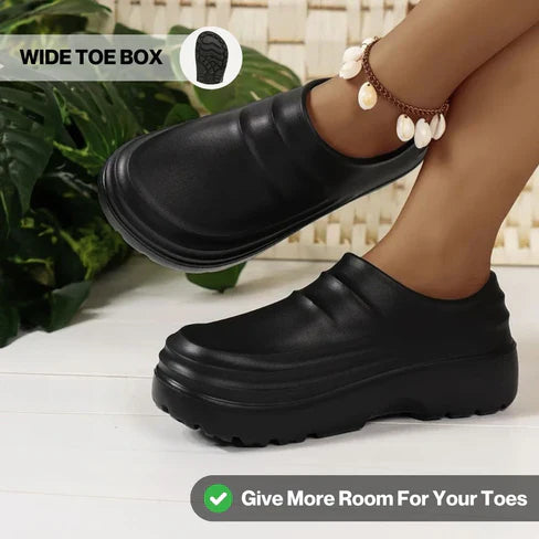 12-Hour Shift Clogs – Built-In Arch Support for Plantar Fasciitis, Wide Toe Box, Non-Slip