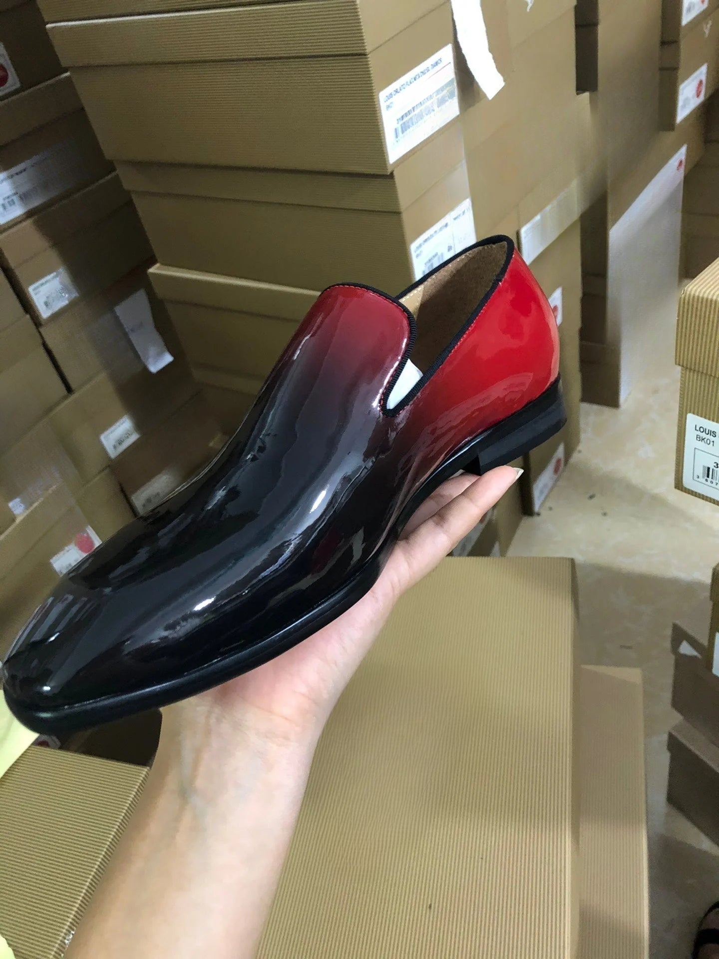 Leather shoes