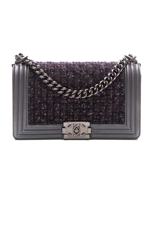 Tweed Medium Boy Bag